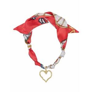 NEW WHAT'S HOT women's knotted scarf necklace in red